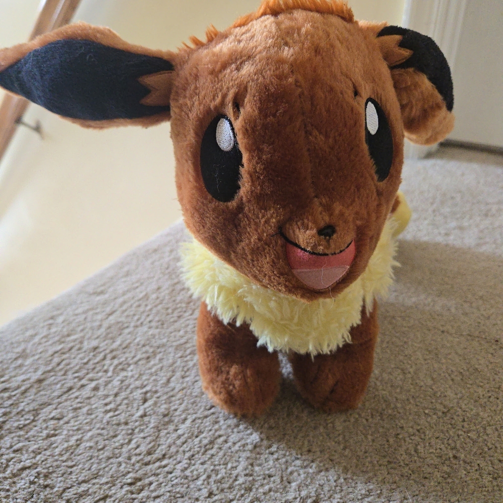 Eevee Plush Toy - Brown and Yellow